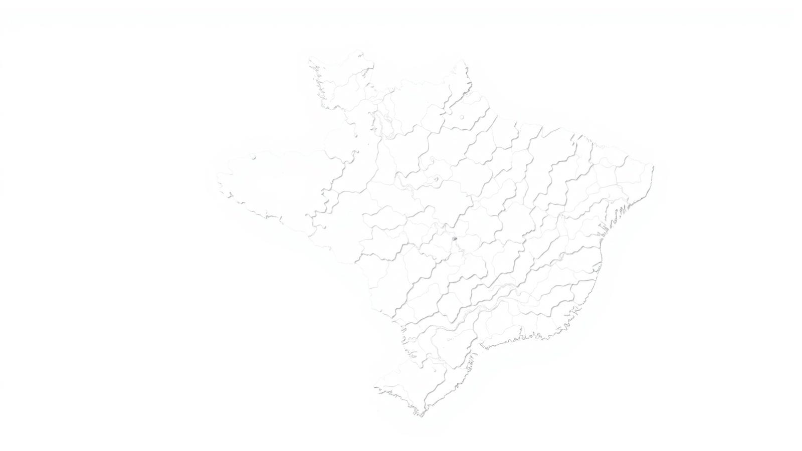 Mapa minimalista do Brasil indicando a região de Minas Gerais